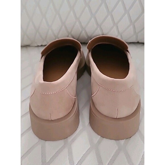 NWOT A New Day Tan Women's CHUNKY Faux Suede Penny Loafer Lug Sole Size 8 - Picture 5 of 8